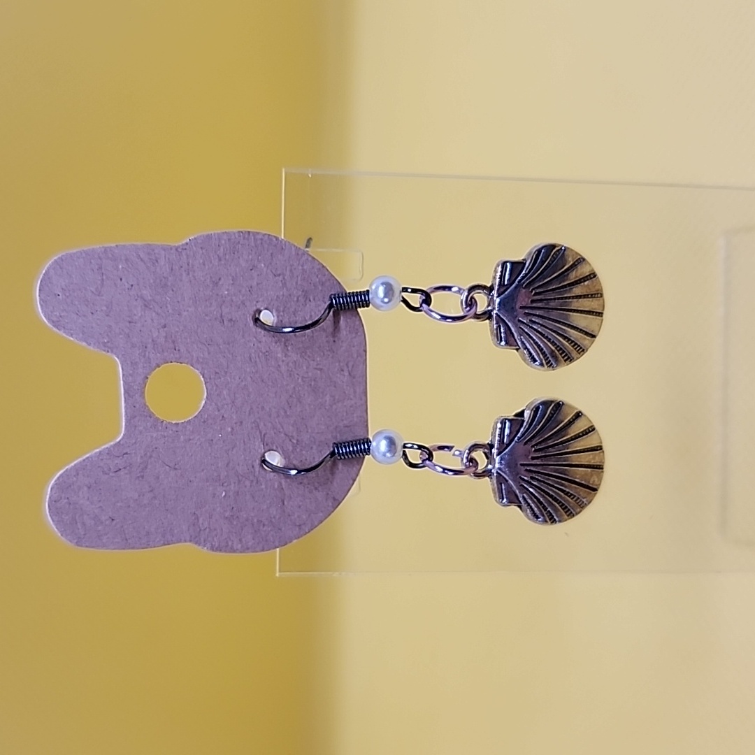 Silver Shell Earrings